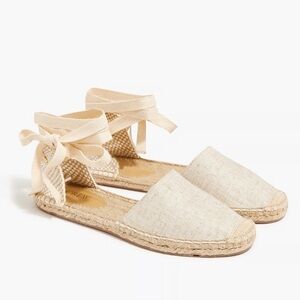 J. Crew Women's Espadrille D'Orsay Sandals - Tan